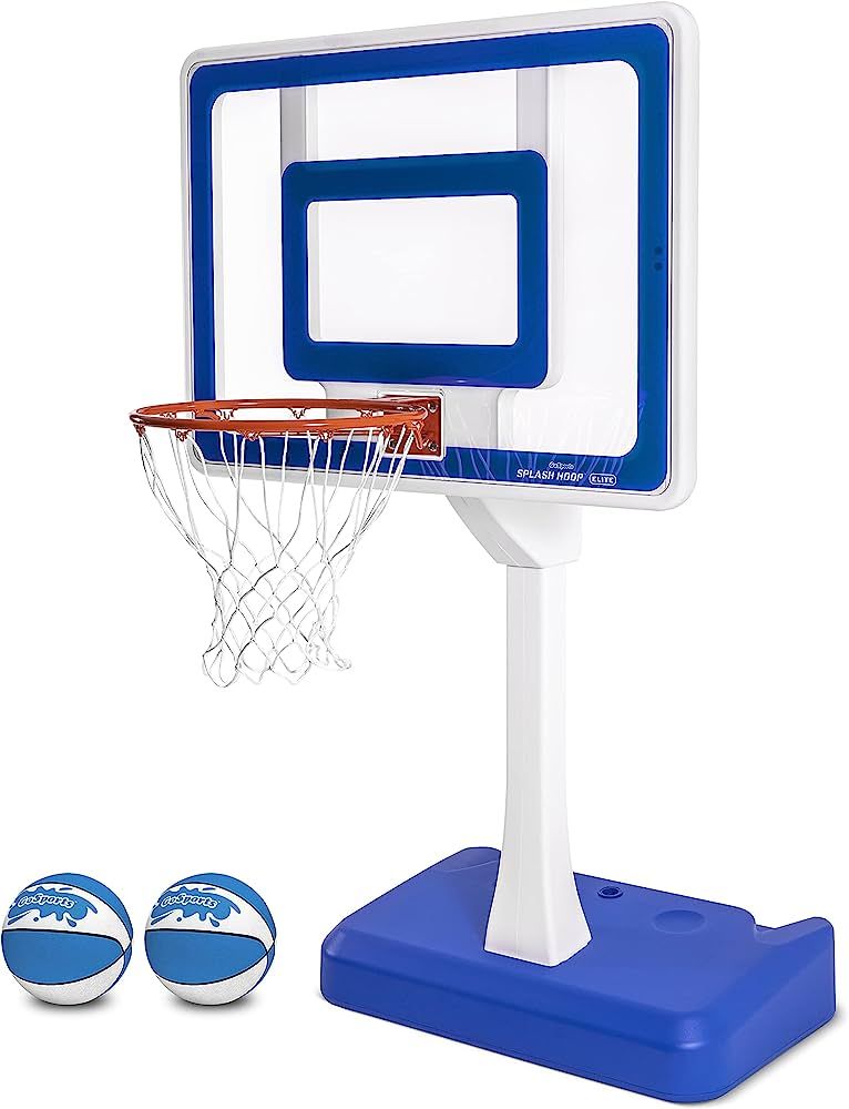 GoSports Splash Hoop ELITE Pool Hoop Basketball Game with Water Weighted Base, Adjustable Height,... | Amazon (US)