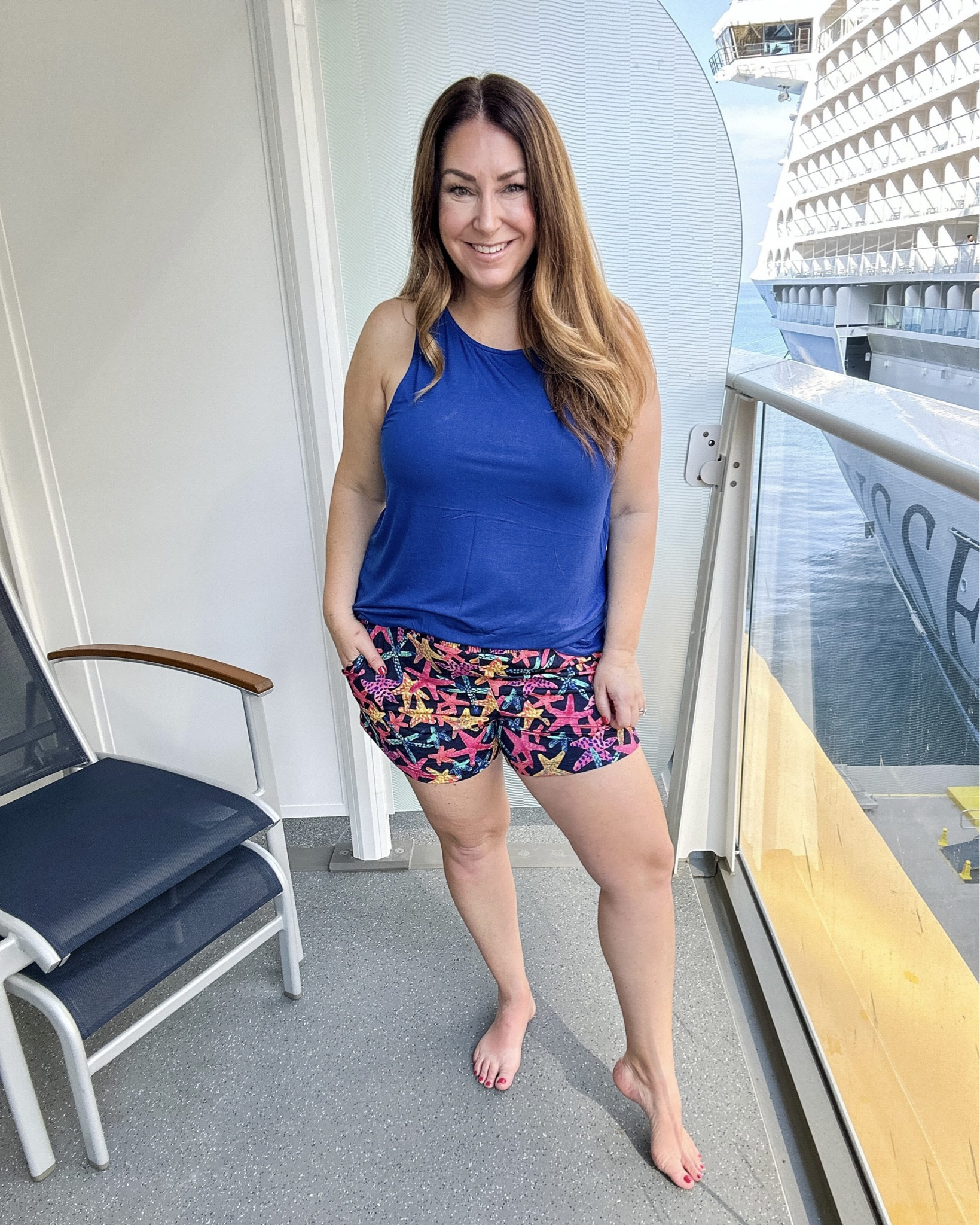 Soma pajamas 

Fit tips: This is a racerback tank without shelf bra tts, L // Shorts size down if in-between I prefer comfort of L

#LTKSeasonal #LTKstyletip #LTKcurves