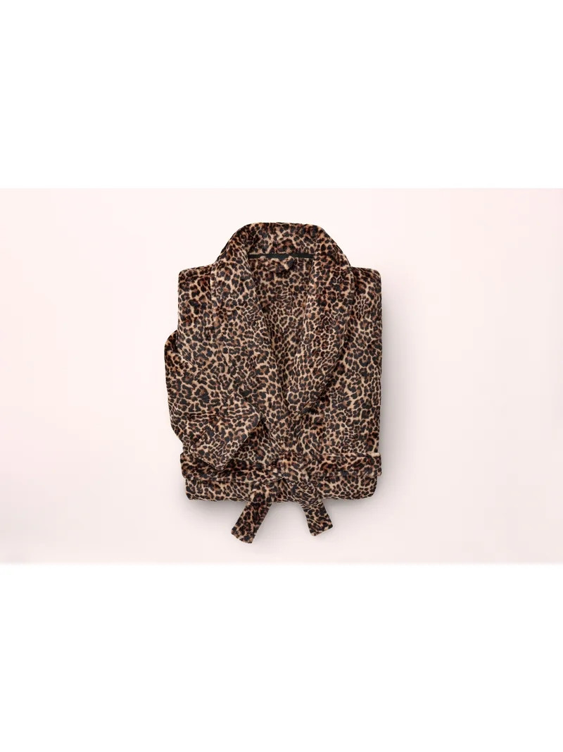 Joyspun Women's Plush Robe, Sizes S-3X | Walmart (US)