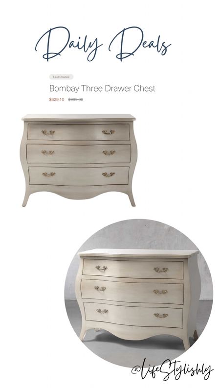 Three drawer chest 