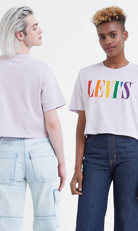 Levi's® Pride Community Cropped Tee Shirt | LEVI'S (US)