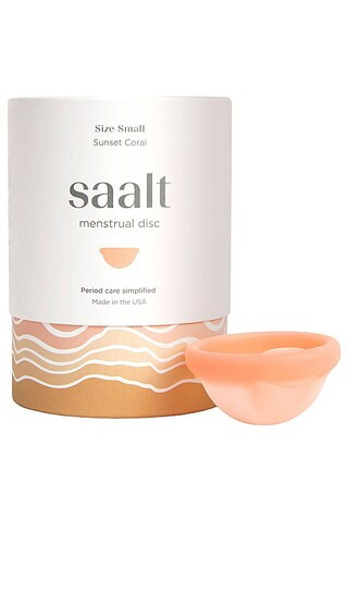 saalt Small Menstrual Disc in Coral. | Revolve Clothing (Global)