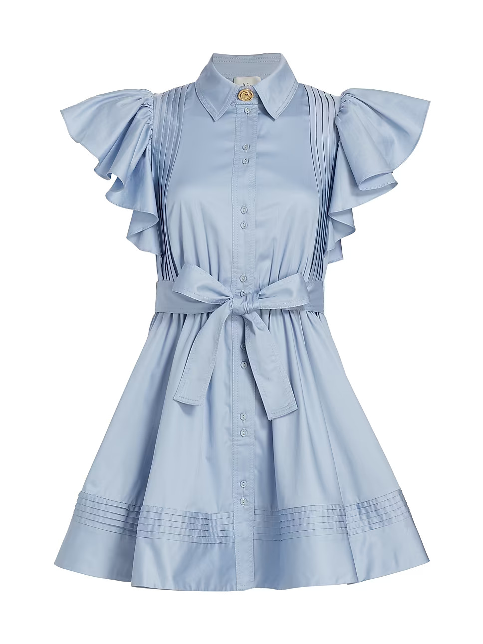 Lumen Kindred Flutter-Sleeve Minidress | Saks Fifth Avenue