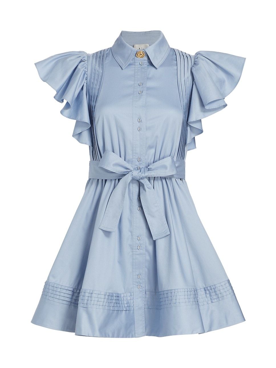 Lumen Kindred Flutter-Sleeve Minidress | Saks Fifth Avenue