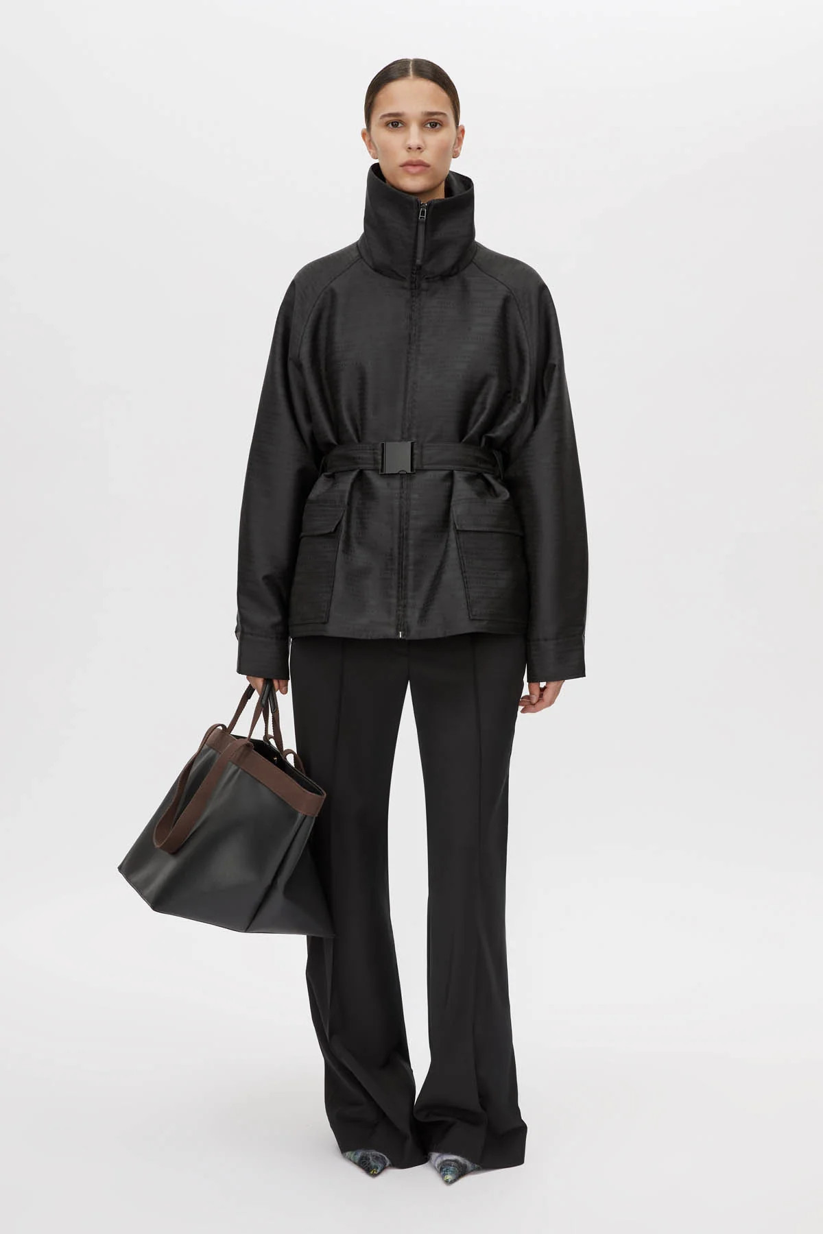 Escher Logo Jacquard Puffer Jacket | CAMILLA AND MARC (ANZ)