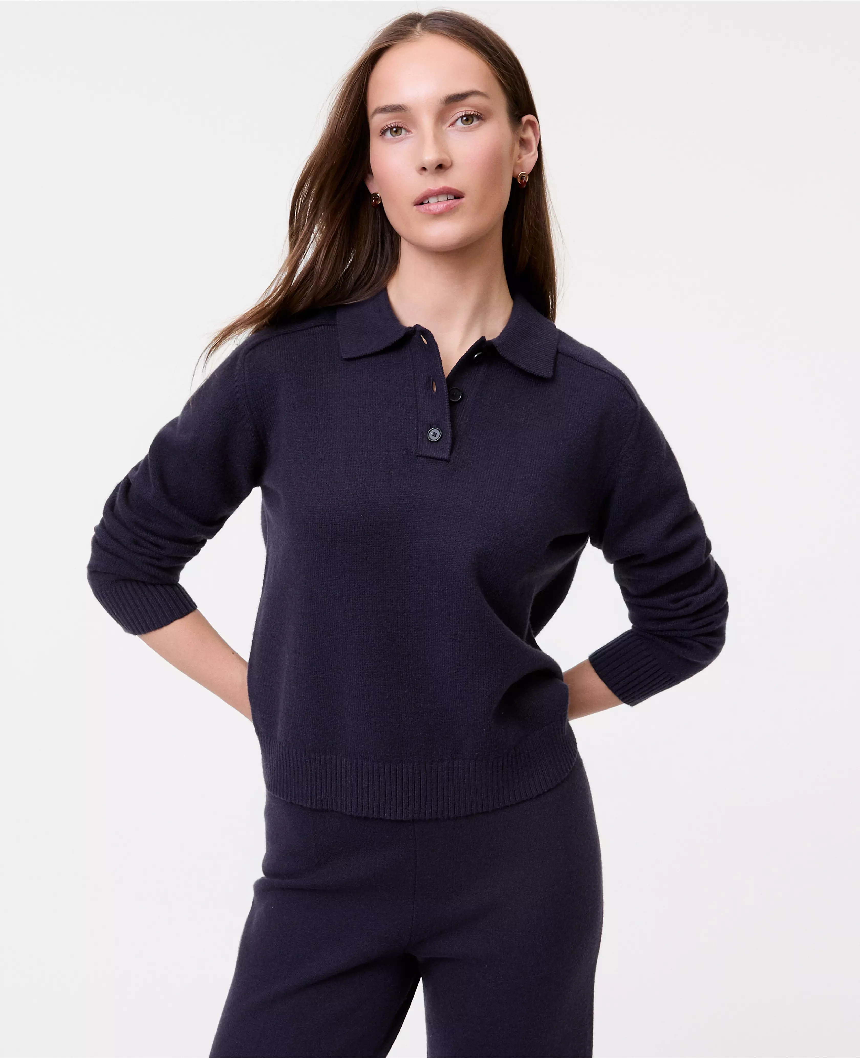 Weekend Collection Henley Sweater | Ann Taylor