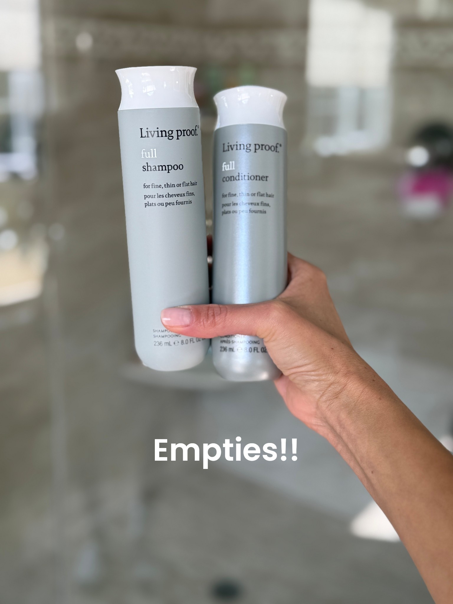 I just finished this full shampoo and conditioner by living proof. It had a nice, fresh scent and did not weigh my hair down at all! Will definitely be repurchasing  

#LTKBeauty #LTKFindsUnder50 #LTKFindsUnder100