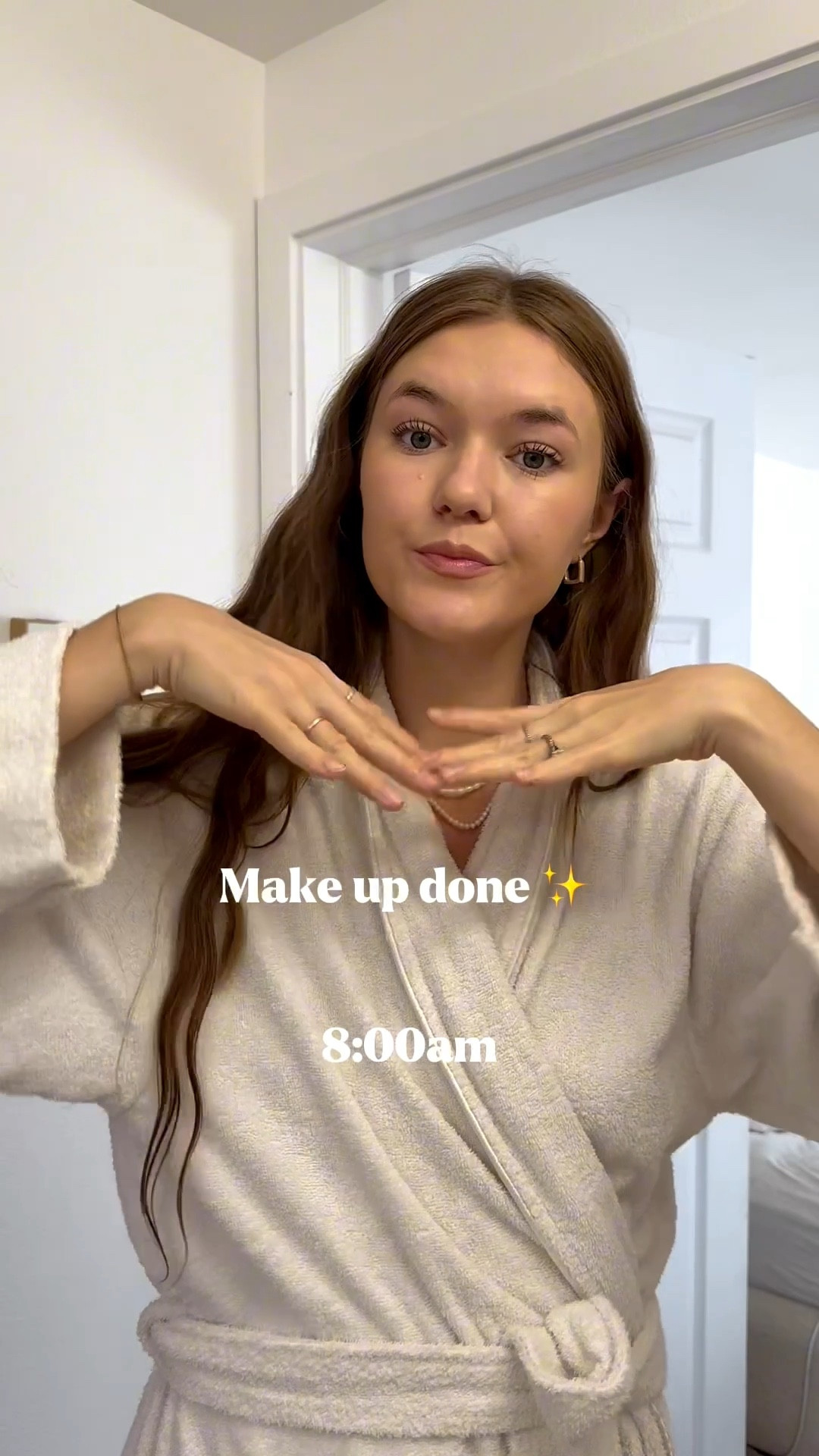 GRWM to go to my sonogram appt 🫶🏼☁️