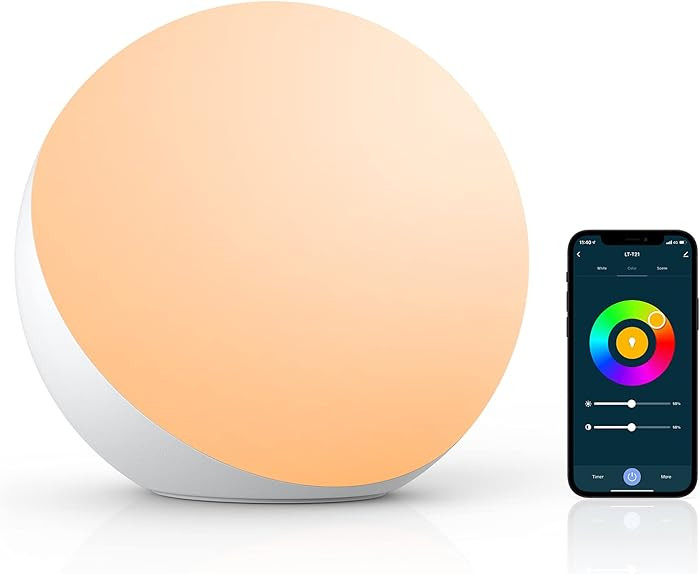 Hifree Smart Table Lamp, Dimmable Desk Lamp with App/Voice Control, LED RGB Color Changing Touch ... | Amazon (US)