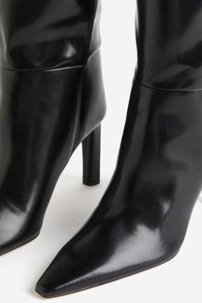 Over-the-knee Boots - Black - Ladies | H&M US | H&M (US + CA)