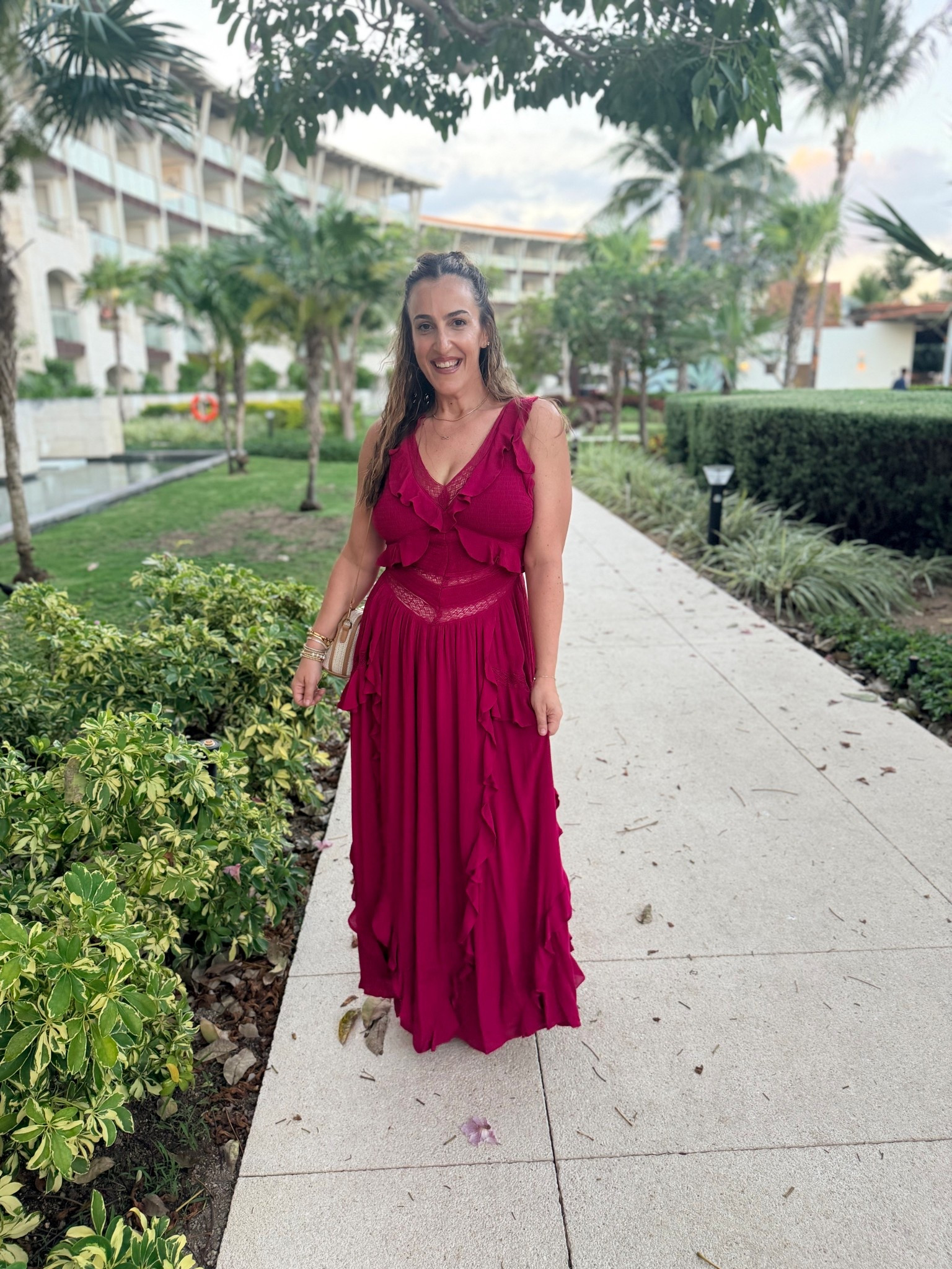 I sized down to a small.
Sadly it goes in and out of stock. I added some similar options. 

#LTKSeasonal #LTKOver40 #LTKootd