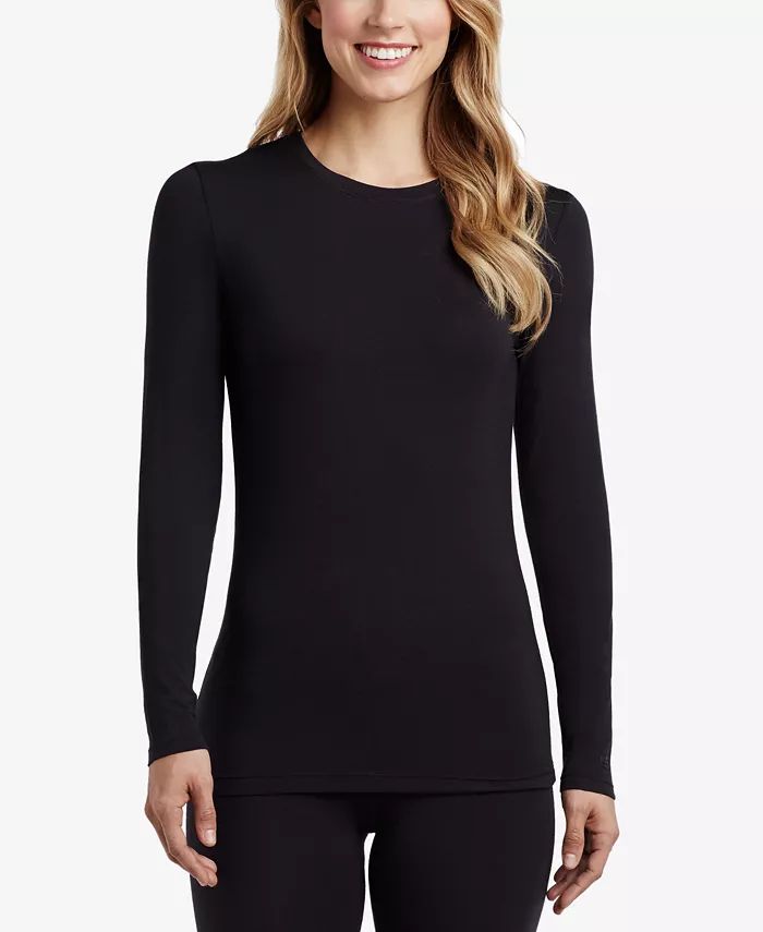 Softwear with Stretch Long-Sleeve Layering Top | Macy's