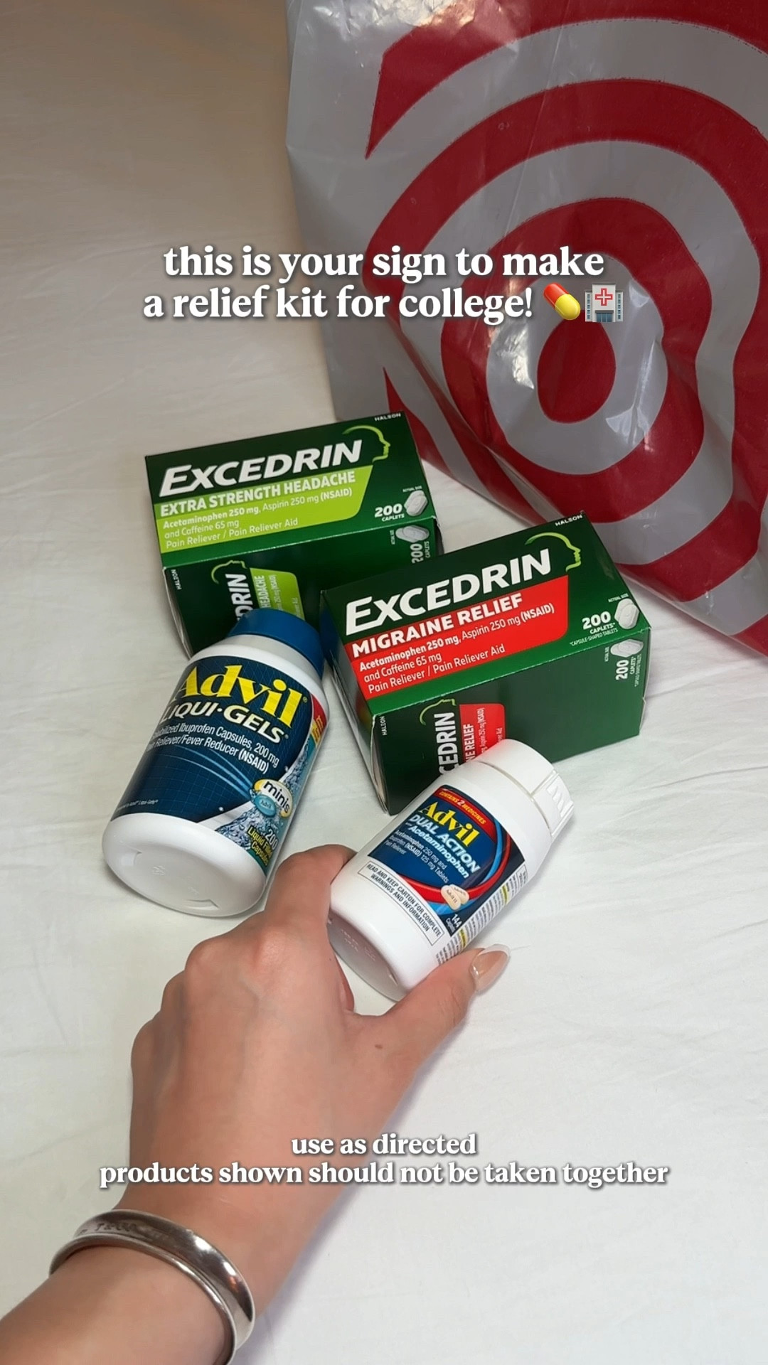 #ad this is your sign to make a relief kit for college! 💊

use as directed ~

@Target @advilrelief @excedrin #TargetPartner #Target #advilpartner

#LTKU