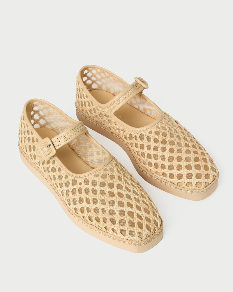Rita Natural Netted Mary Jane | Loeffler Randall