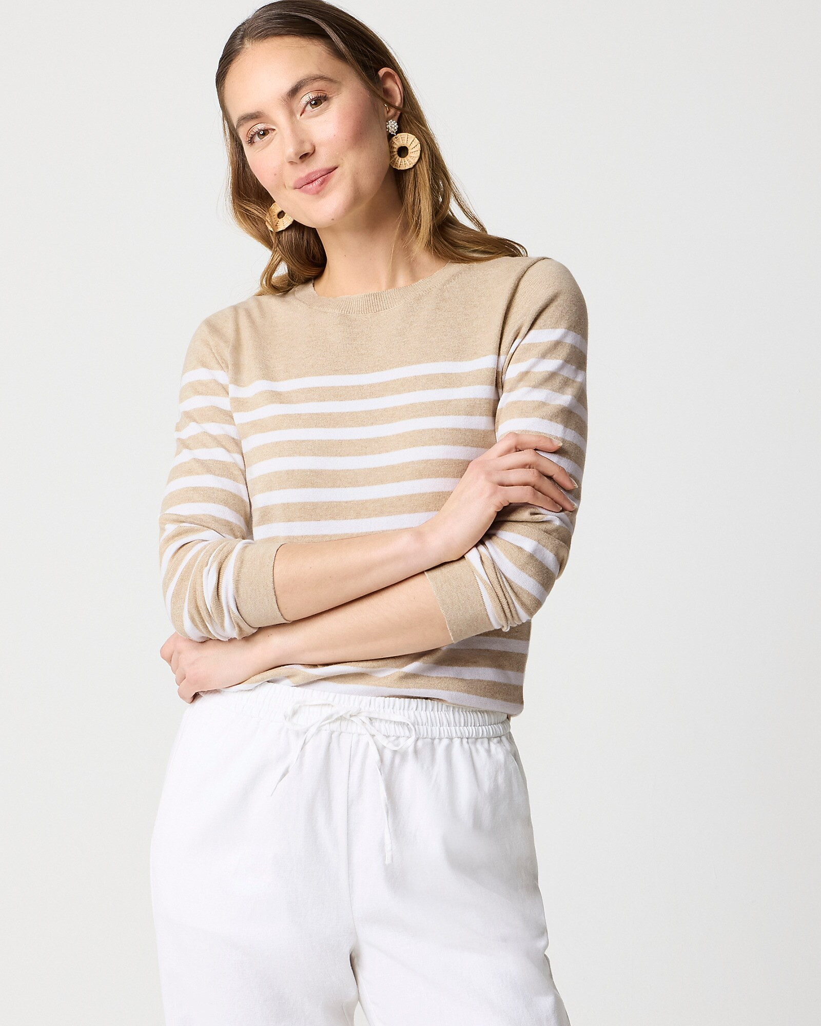 Striped Teddie sweater | J.Crew Factory