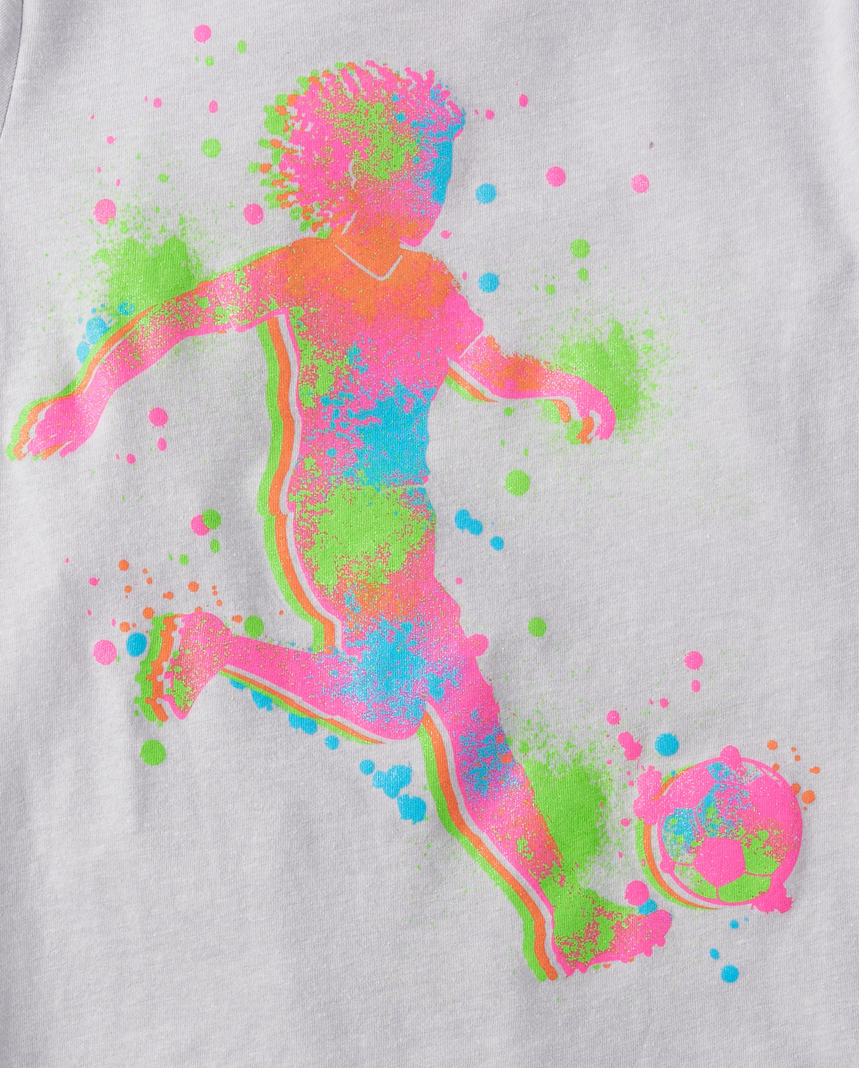 Girls Soccer Player Graphic Tee - s/d ice cave | The Children's Place