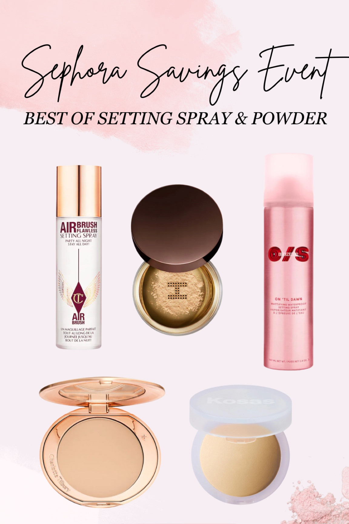 Happy Sephora Holiday Sale!!! 🖤Wanted to share my picks for best of setting powders and spray! 

Rouge members can start shopping 20% off site wide today! Use code: SAVINGS at check out!  

#LTKHoliday #LTKSaleAlert #LTKBeauty