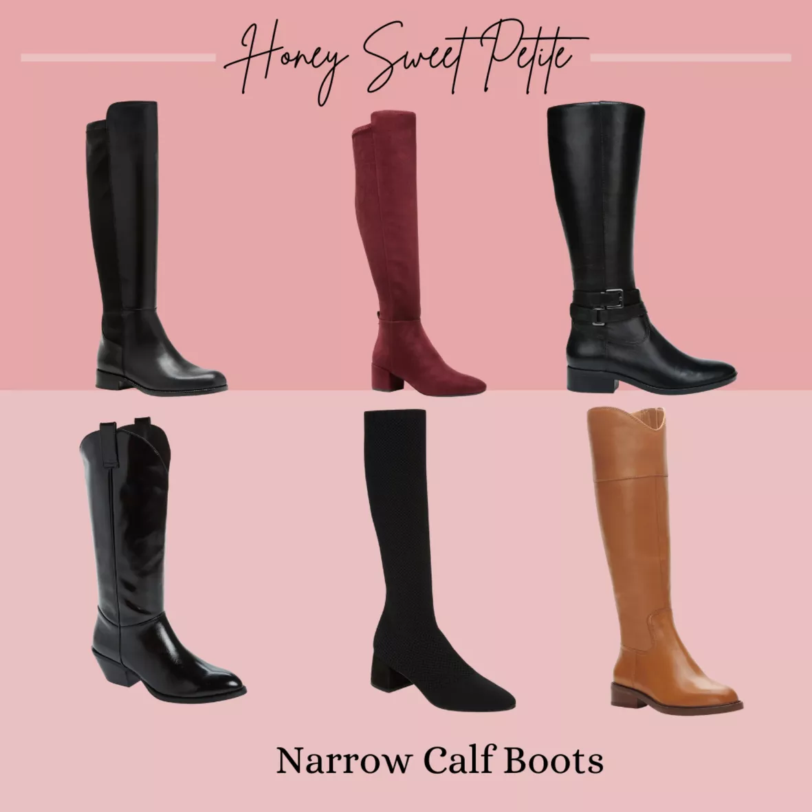 Women's Narrow Calf Boots