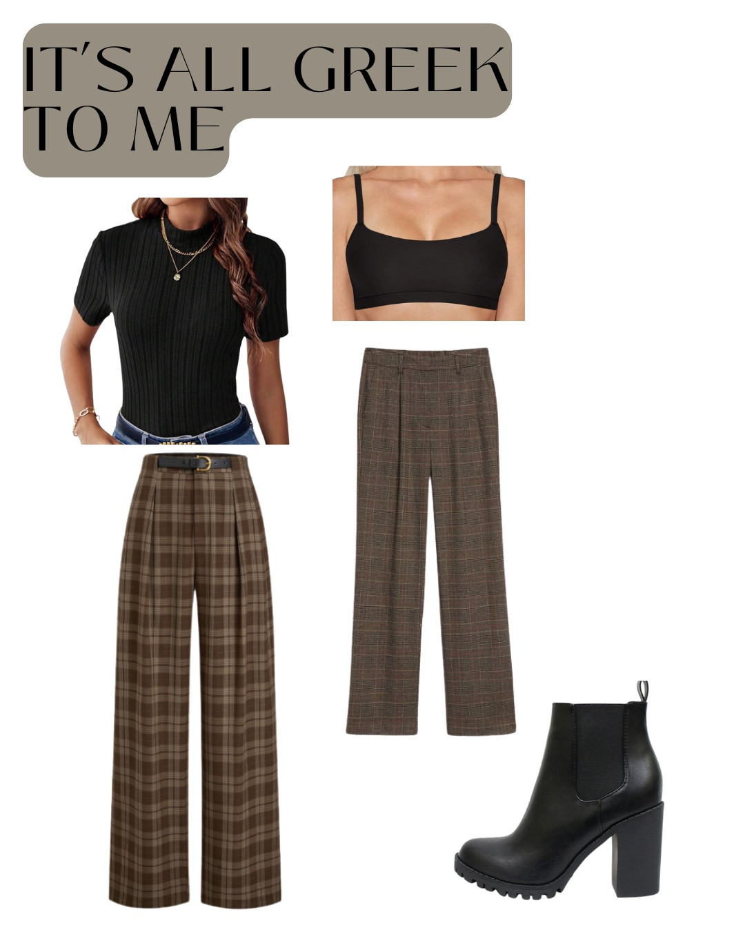 Plaid trousers. Black booties. Dark academia. Fall outfit. Fall vibes

#LTKSeasonal #LTKHalloween #LTKFindsUnder100