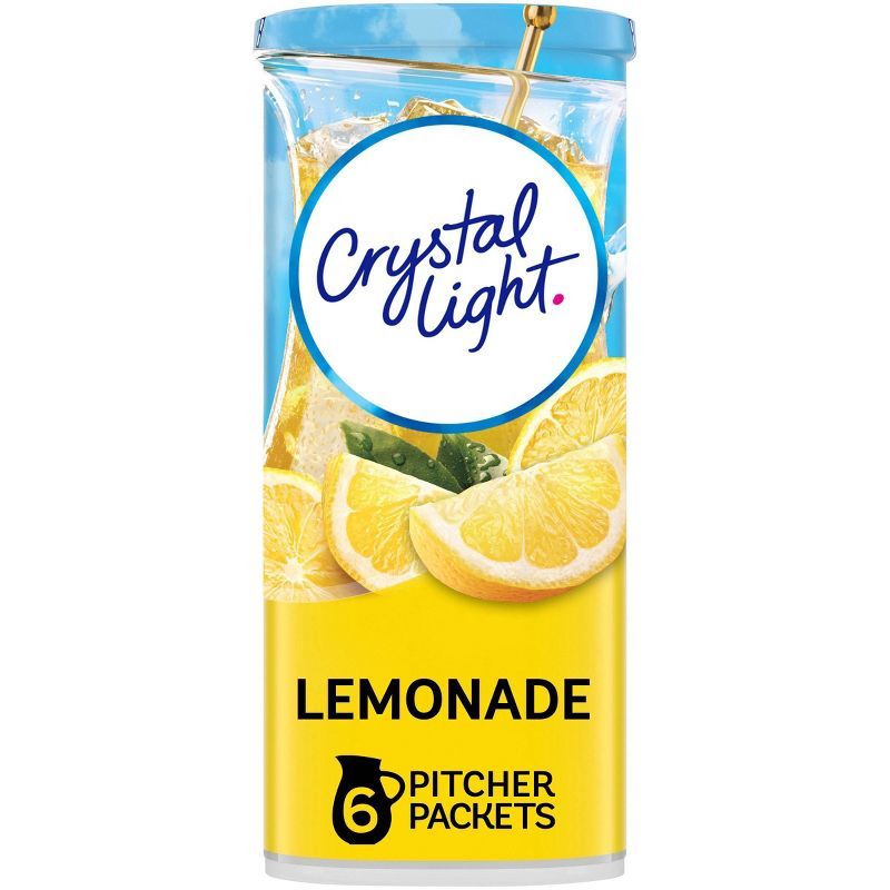 Crystal Light Natural Lemonade Drink Mix - 6pk/3.2oz | Target