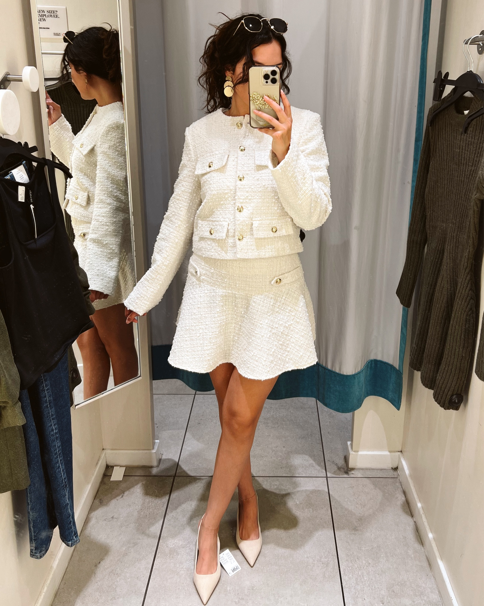 I absolutely love a two piece set. Can you imagine this during the holiday season. Also, I paired the jacket with jeans to show it can be worn in different ways! 

#LTKTravel #LTKSeasonal #LTKStyleTip