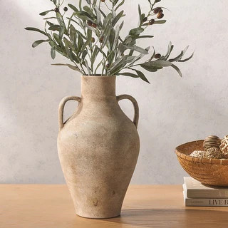 SAFAVIEH Mesa Urn Stoneware Decorative Vase - 10Wx10Dx18H - Bed Bath & Beyond - 41247746 | Bed Bath & Beyond