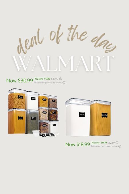 Pantry organizers on deal of the day!