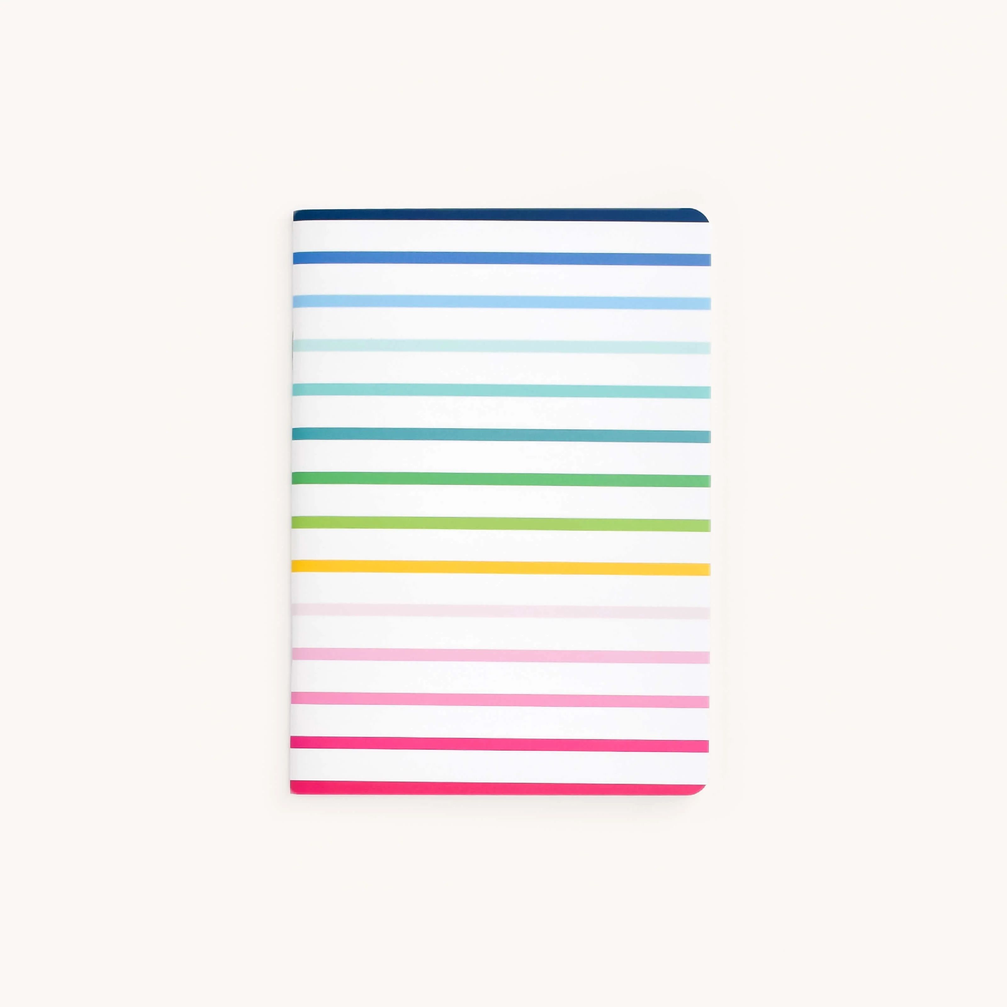 Mini Notebook, Happy Stripe | Simplified