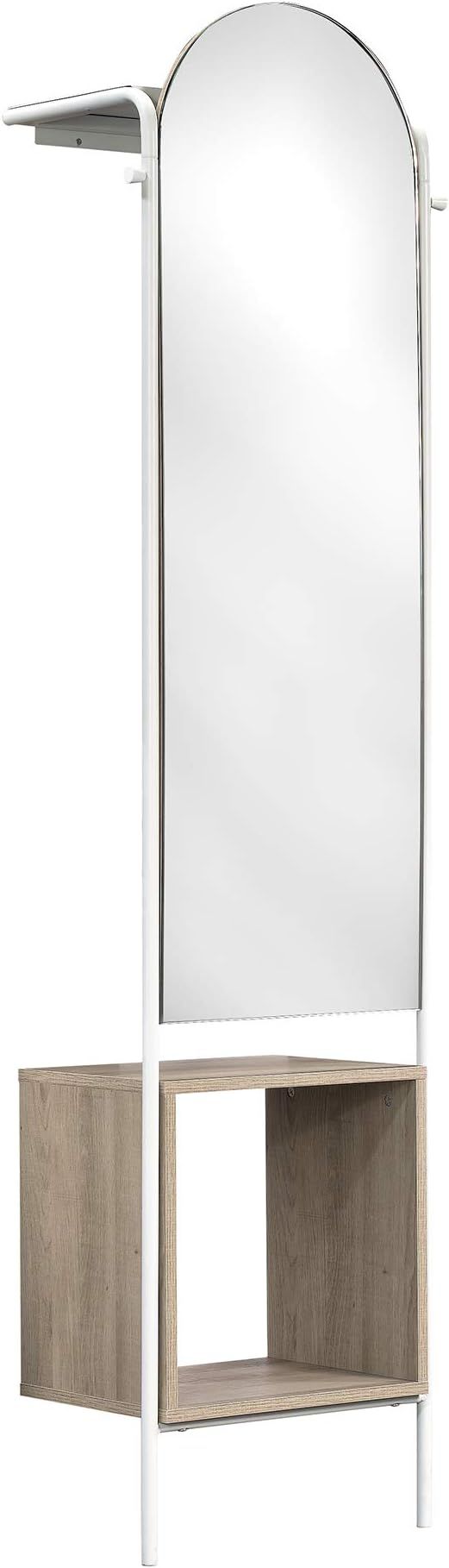 Sauder Anda Norr Entryway Storage, L: 18.74" x W: 11.89" x H: 71.85", White Finish | Amazon (US)