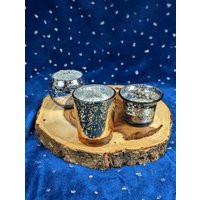 Mercury Glass Look Tealight Candle Holder in Gold Or Silver - Three Styles Altar Accessories Ritual Ceremonial Accoutrements | Etsy (US)