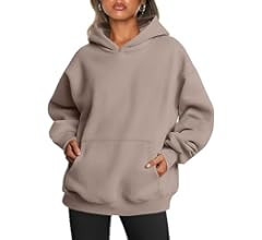 Trendy Queen Womens Oversized Hoodies Fleece Sweatshirts Long Sleeve Sweaters Pullover Fall Cloth... | Amazon (US)