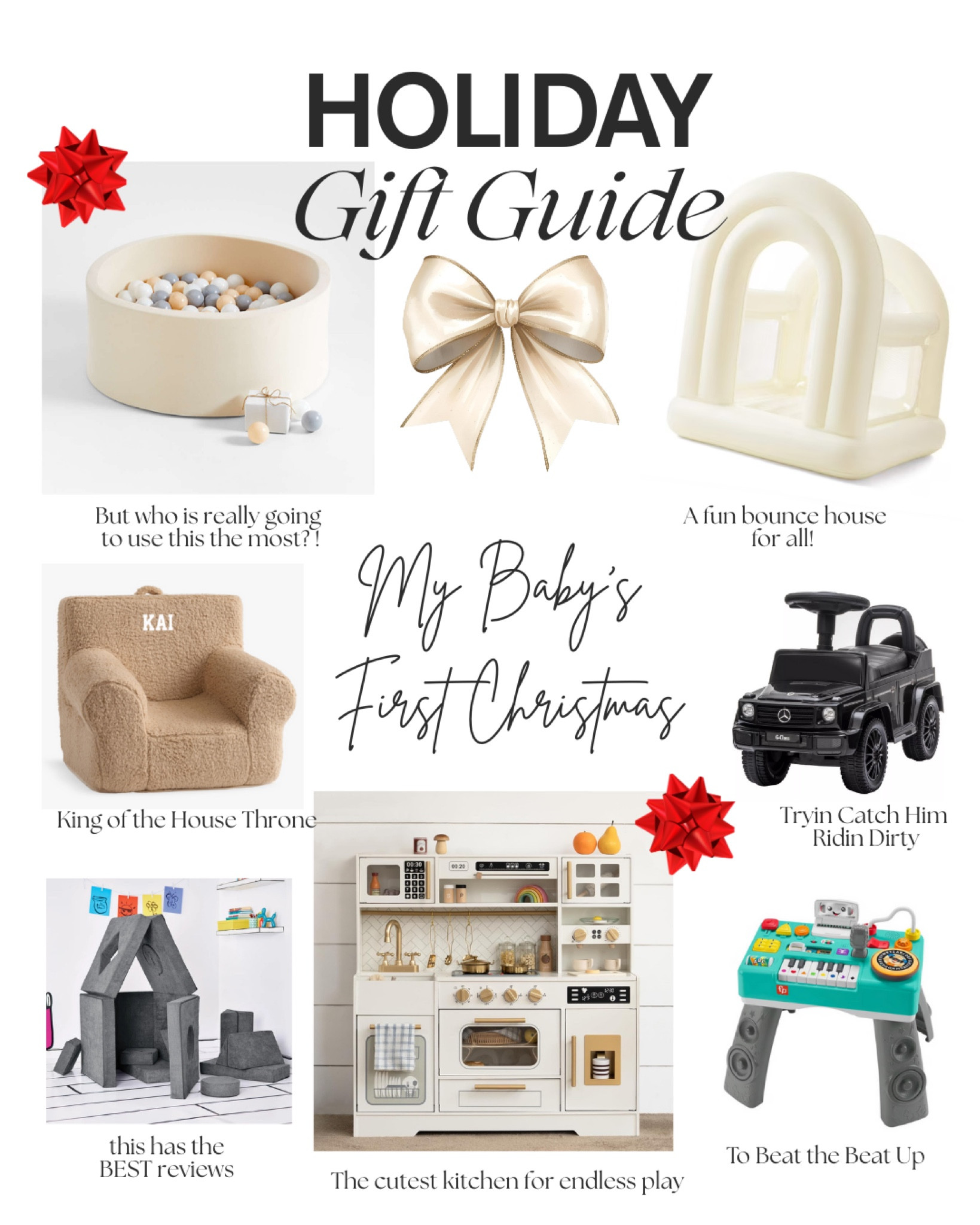 The best gifts to get for your baby’s first Christmas

#LTKGiftGuide #LTKHoliday #LTKBaby