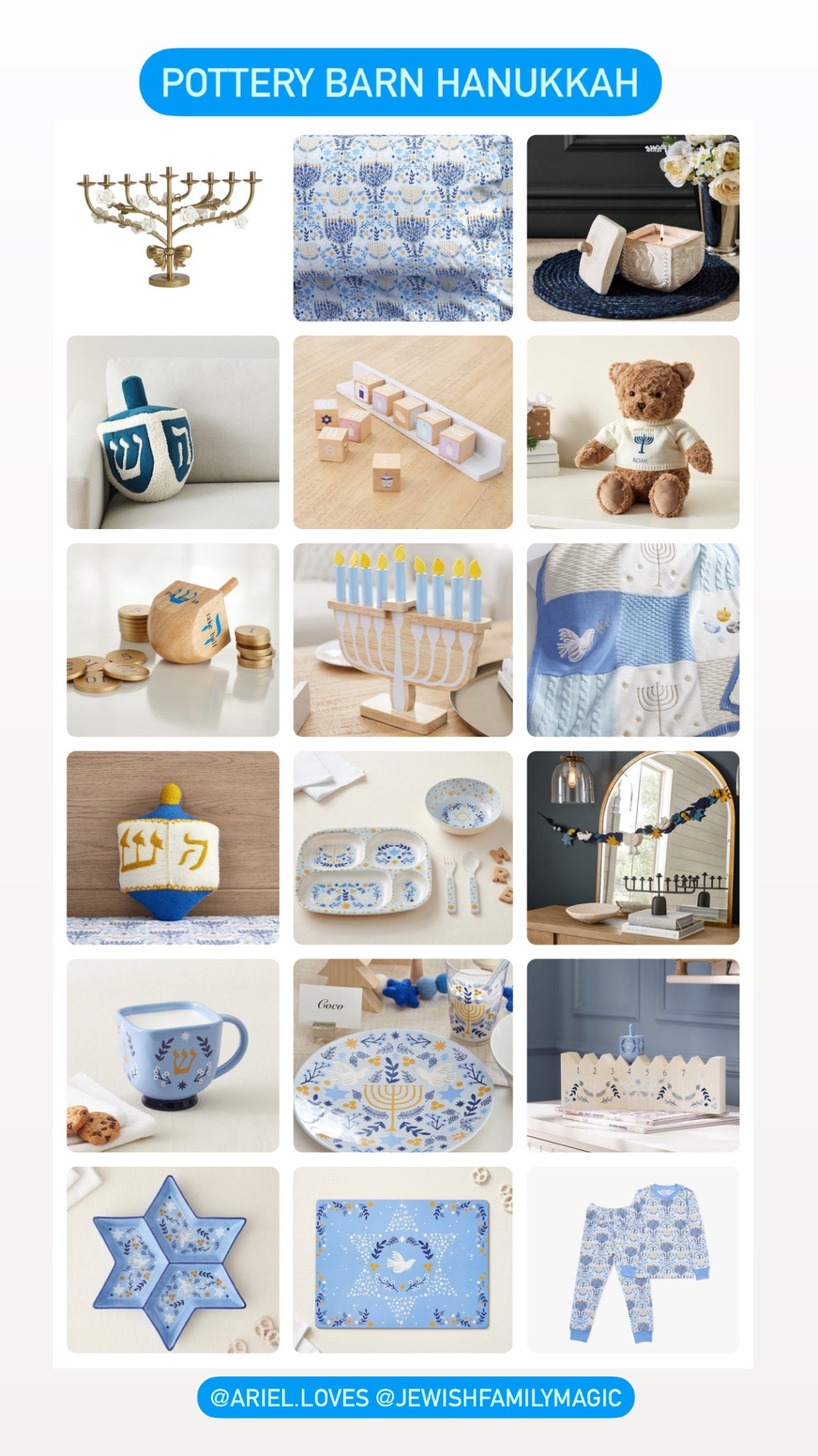 So many beautiful finds for Hanukkah! And on sale too! 