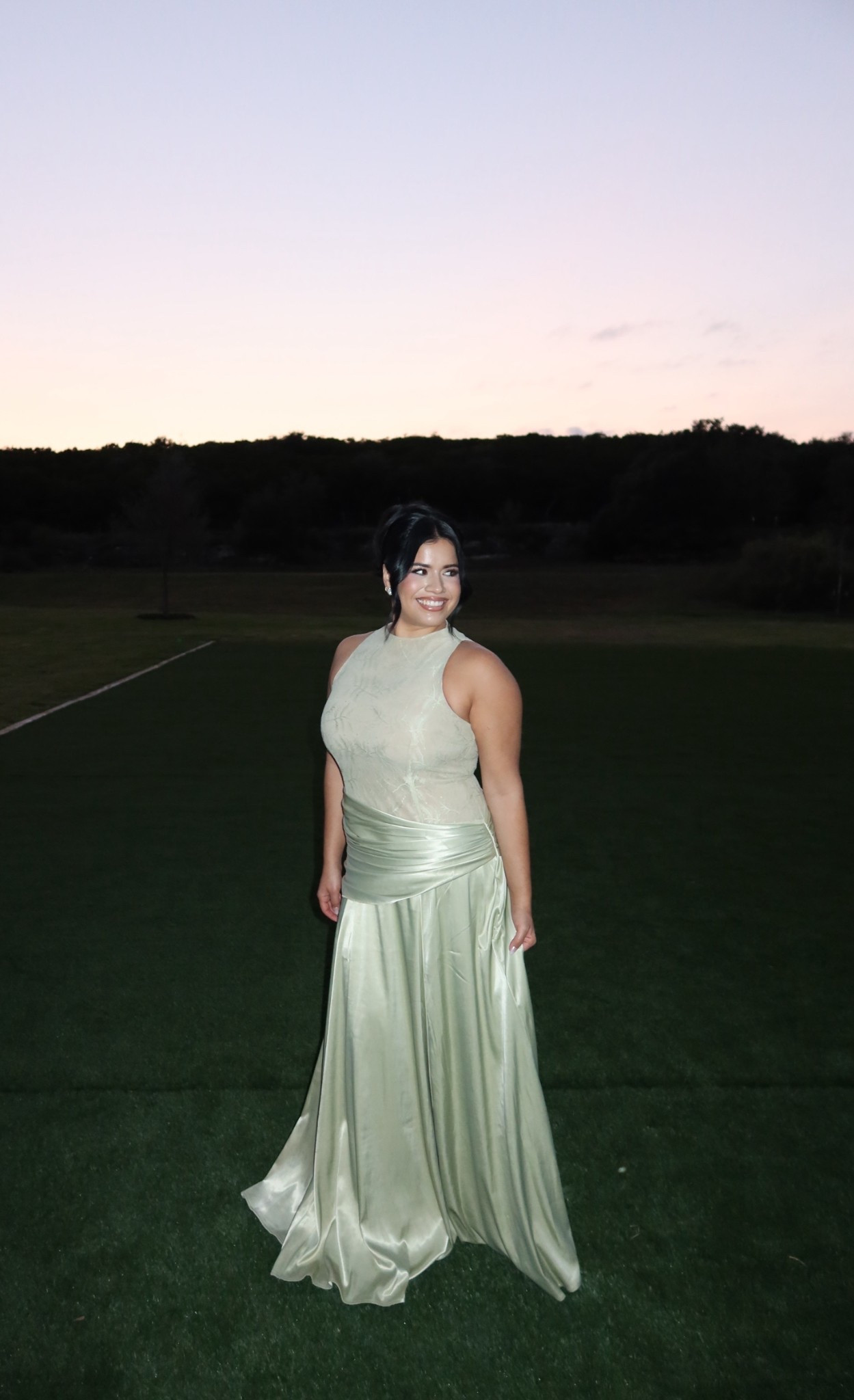 Wedding guest dress 💚 #blacktiewedding #formaldress 