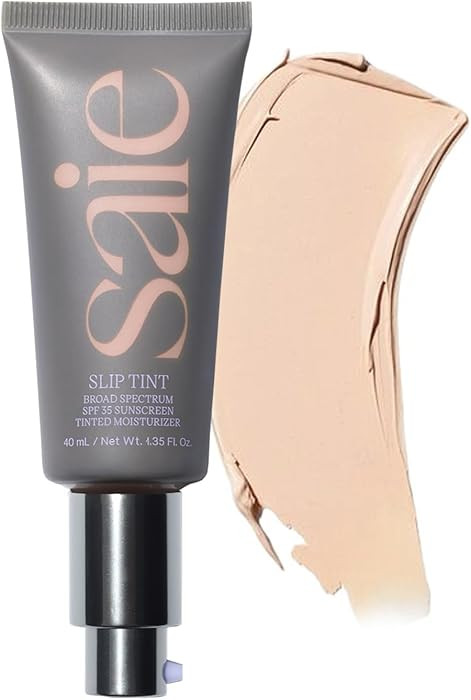 Saie Slip Tint Tinted Moisturizer with SPF 35 - Light Coverage, Glowy Skin Tint & Mineral Sunscre... | Amazon (US)