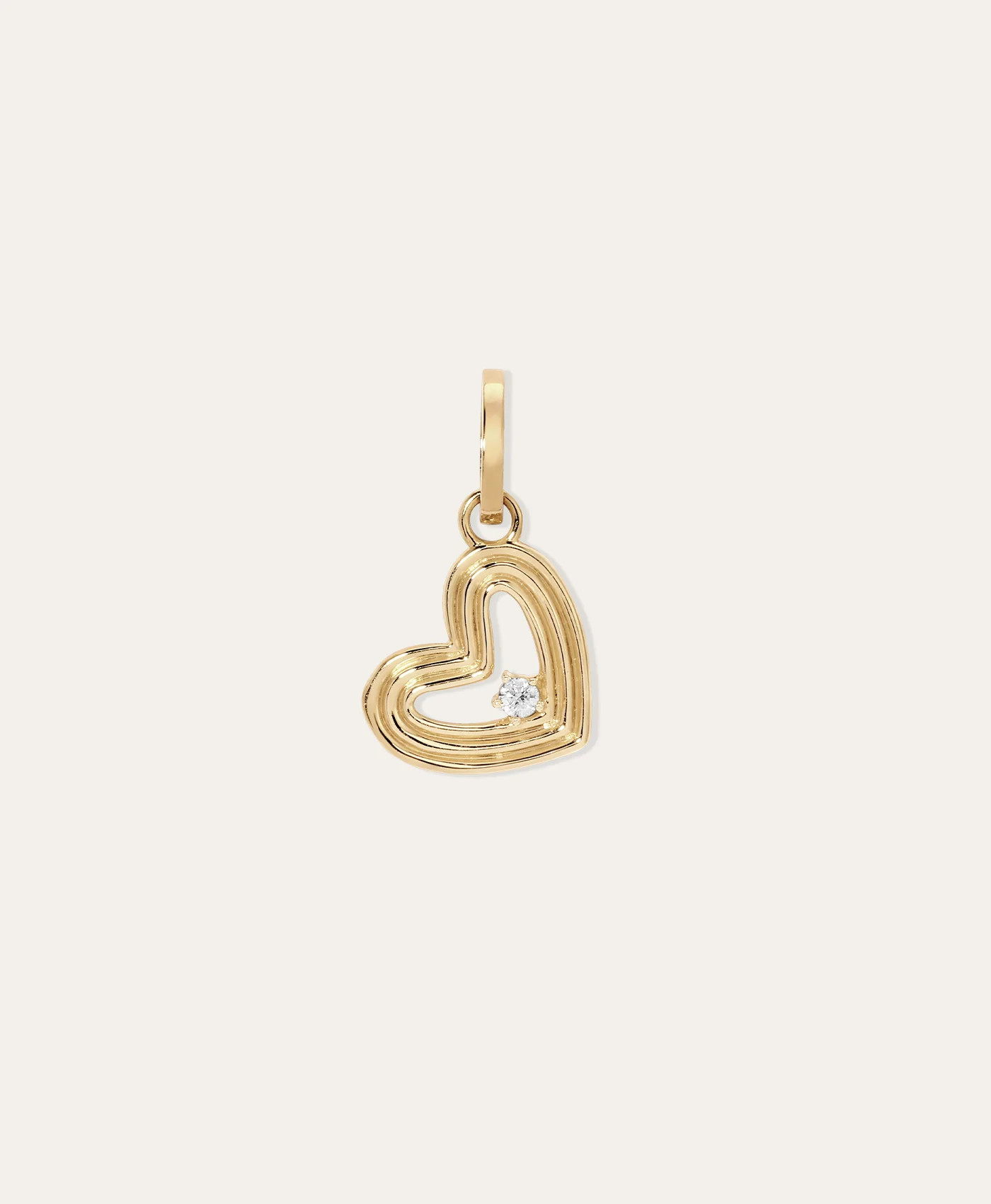 Groovy Diamond Heart Hinged Charm | Shop.app