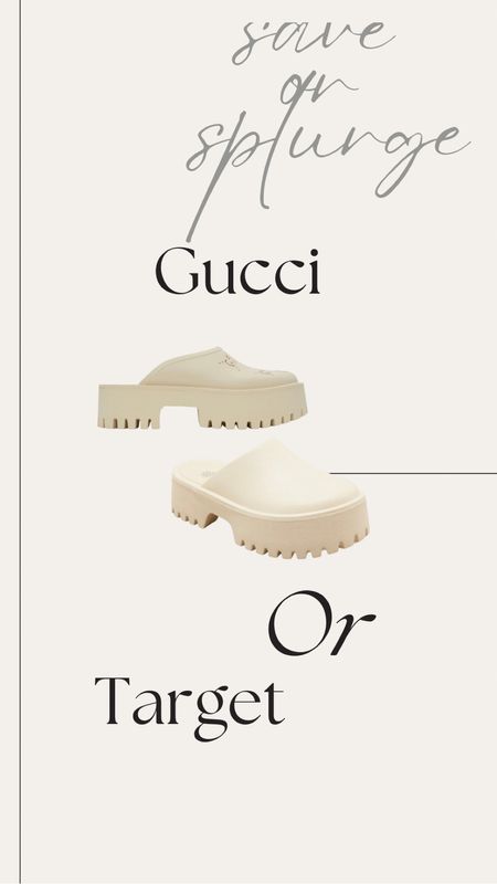 Gucci, save or splurge, Target, platform, sandals, shoe 

#LTKFind #LTKshoecrush #LTKGiftGuide