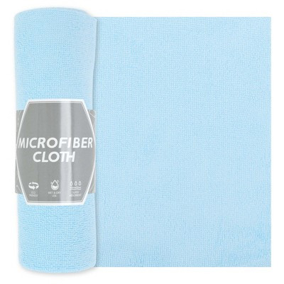 Unique Bargains Microfiber Scratch Reusable Washable Kitchen Towels 9.84"x 9.84" 20 Pcs Light Blue Solid Color | Target