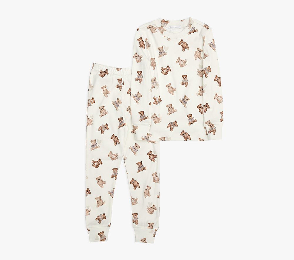 Teddy Bear Organic Cotton Pajama Set | Pottery Barn Kids