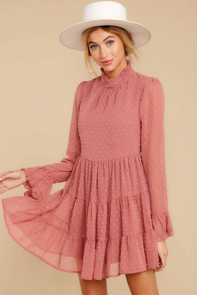 Remember The Romance Rose Pink Dress | Red Dress 