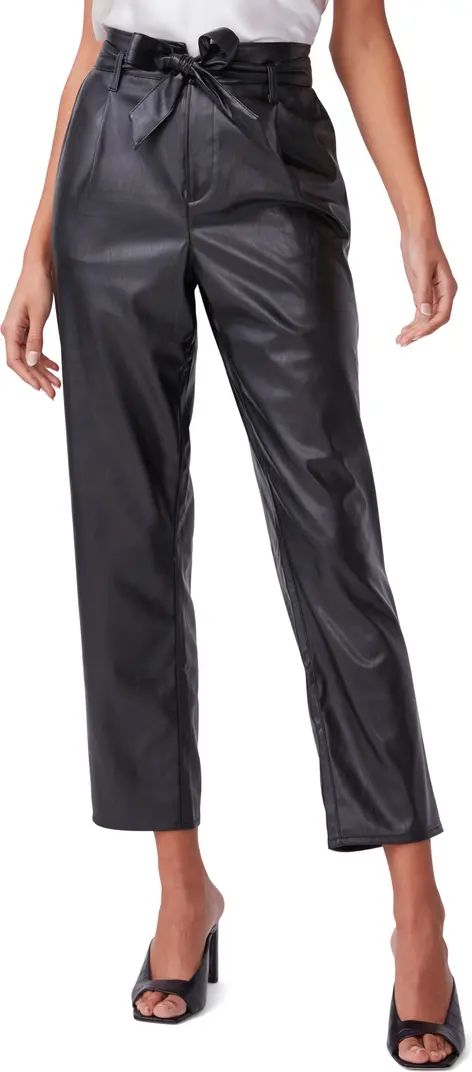 Melila Paperbag Waist Faux Leather Pants | Nordstrom