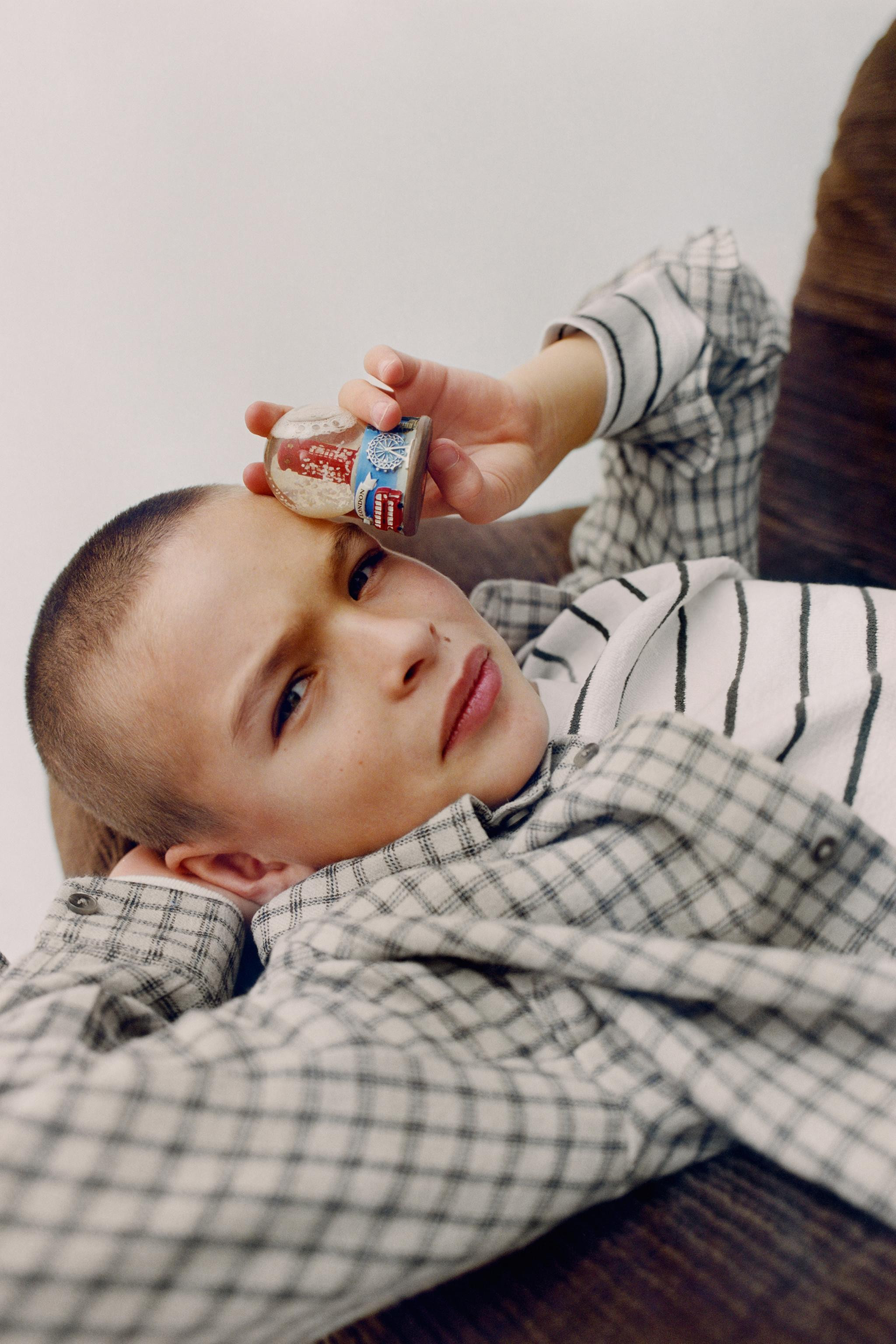 PLAID FLANNEL SHIRT WITH POCKET | Zara US