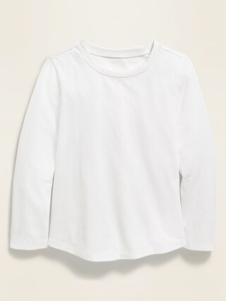 Long-Sleeve Crew-Neck Tee for Toddler Girls | Old Navy (US)