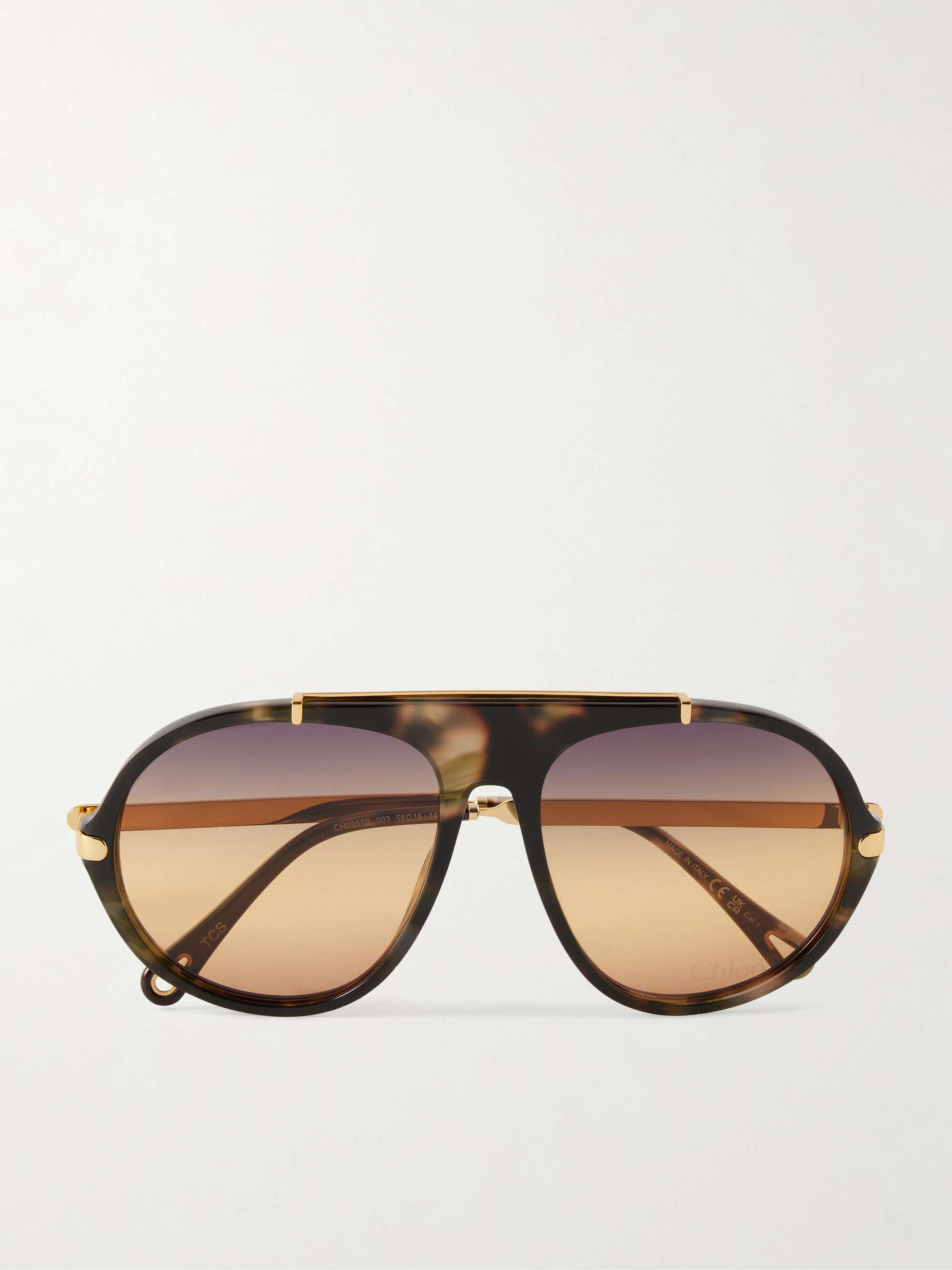Aly aviator-frame acetate sunglasses | NET-A-PORTER (UK & EU)