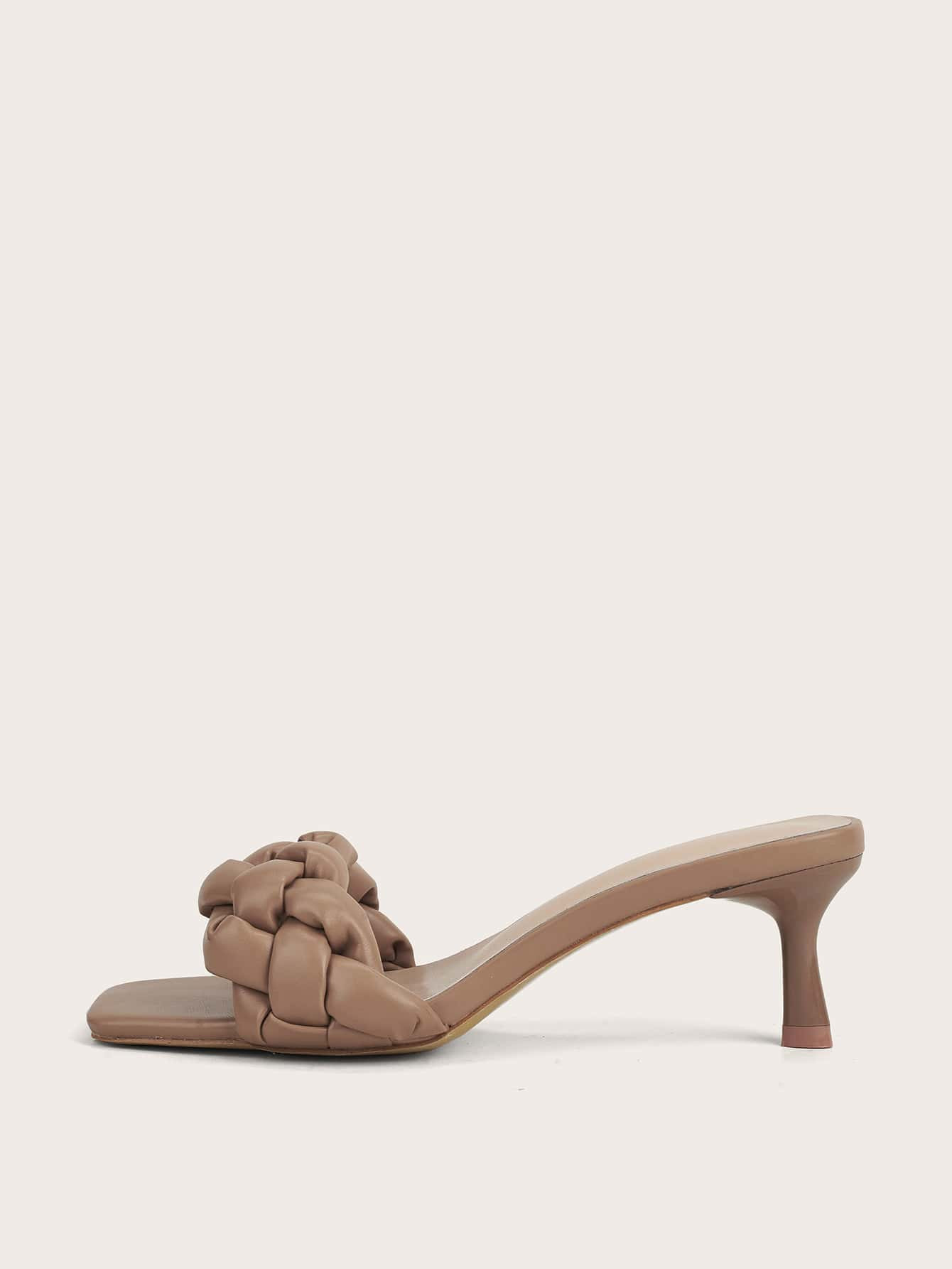Braided Design Sandal Mules | SHEIN