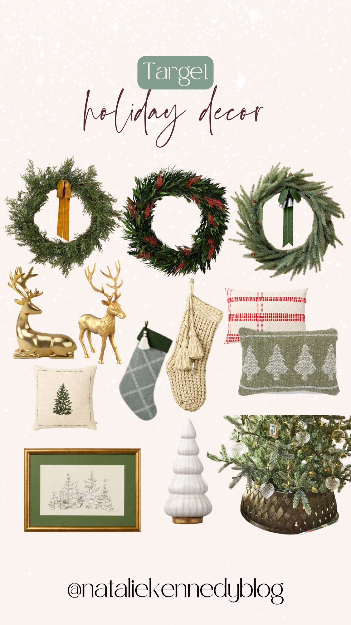 Holiday decor at Target ✨
