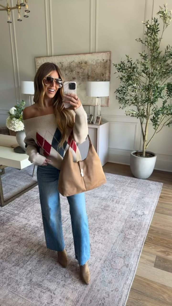 love the argile pattern! wearing a small sweater and 26 in the jeans 🫶🏼

use code hollie35 for 35% off! 

 