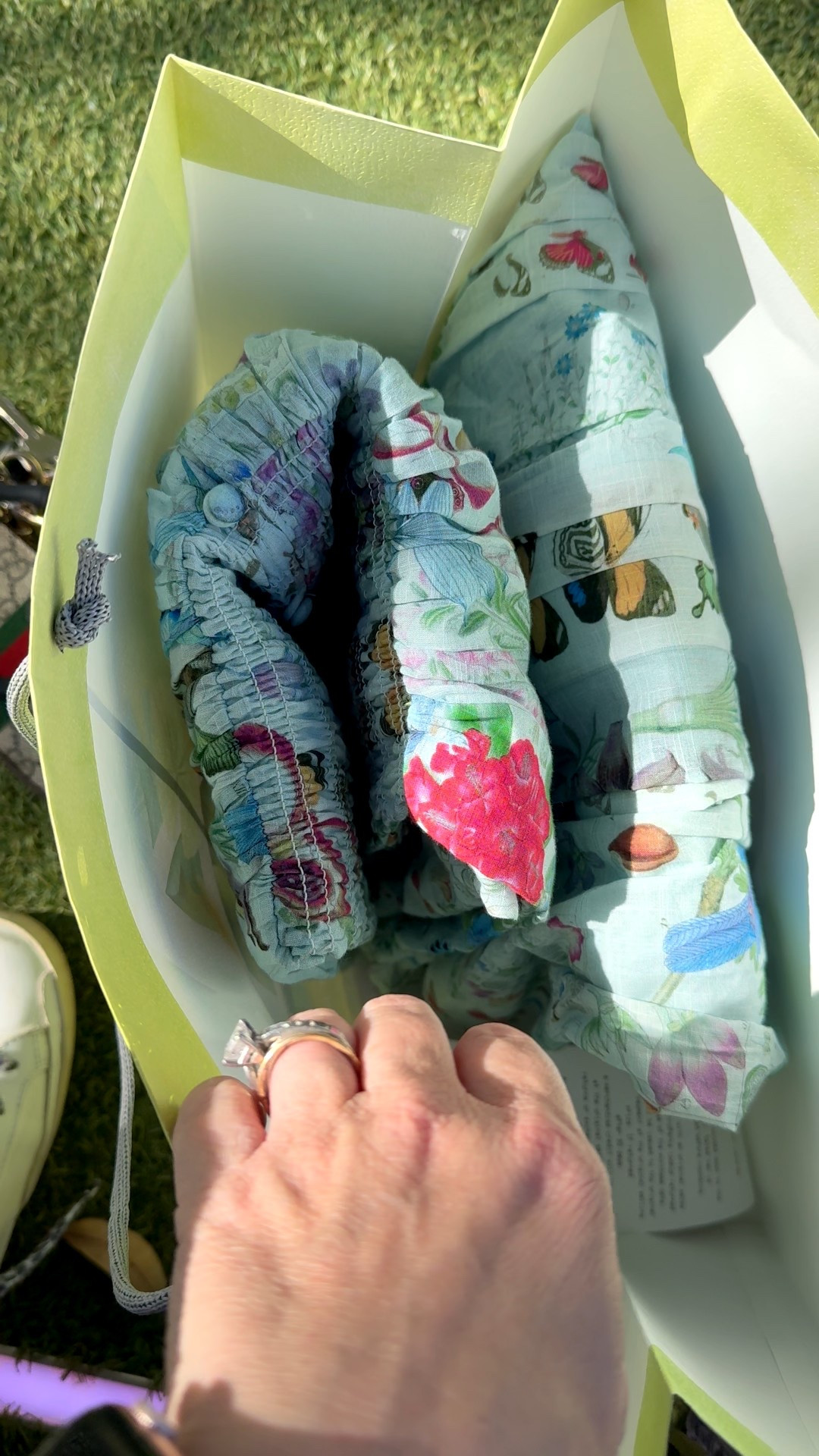 I rarely shop in person but when I popped into Anthropologie I immediately fell in love with the pattern/fabric of this dress! It’s soft and special and PERFECT for Spring! 