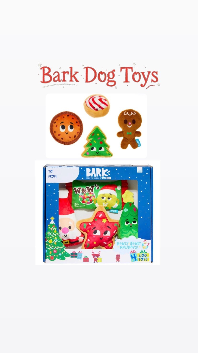 Bark Dog toys! These are the best dog toys if you have a dog that destroys toys. 

#LTKGiftGuide