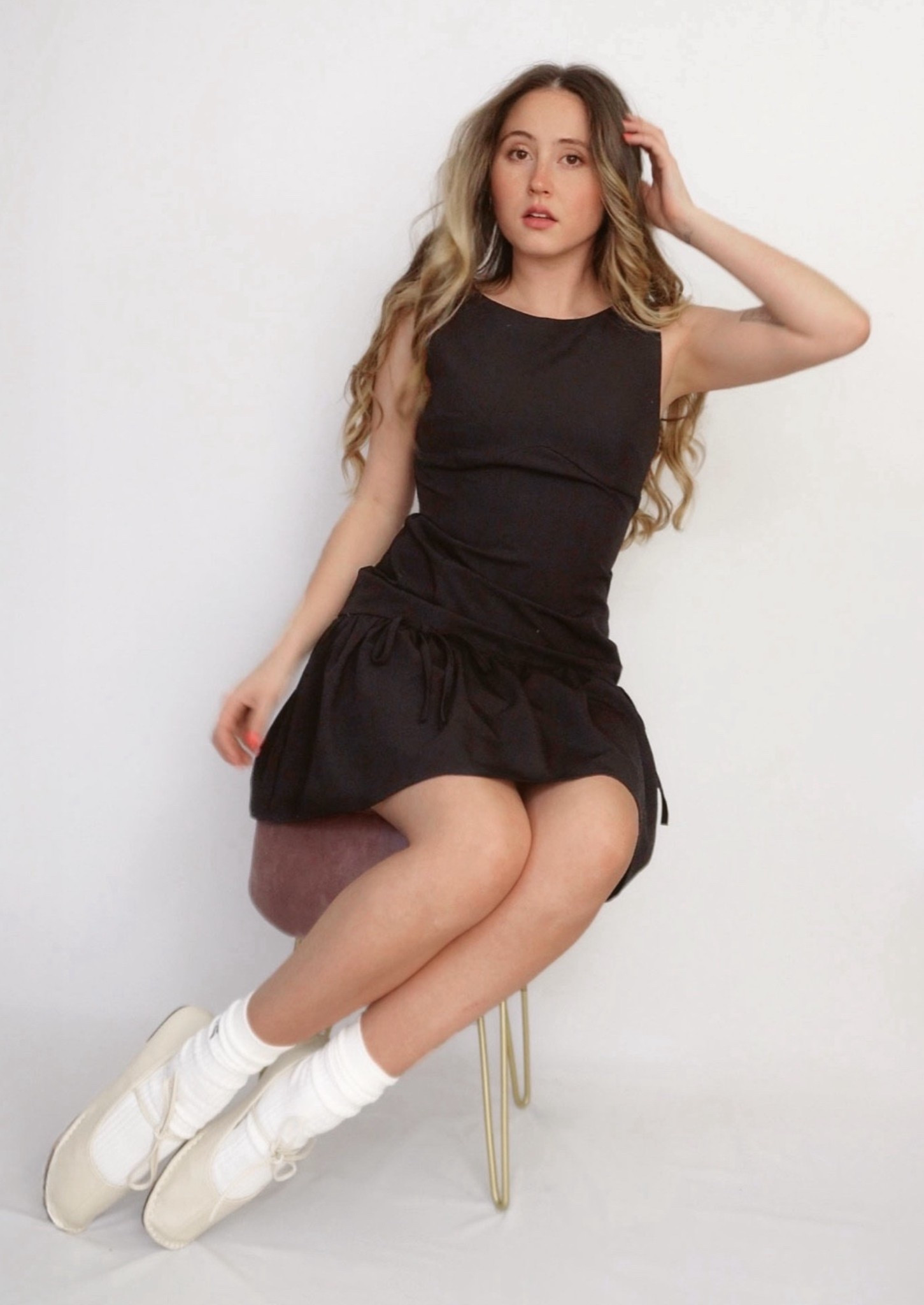 Very girly ballet core look today! Black mini dress and new little ballet flats! 

#LTKSpringSale #LTKootd #LTKWorkwear